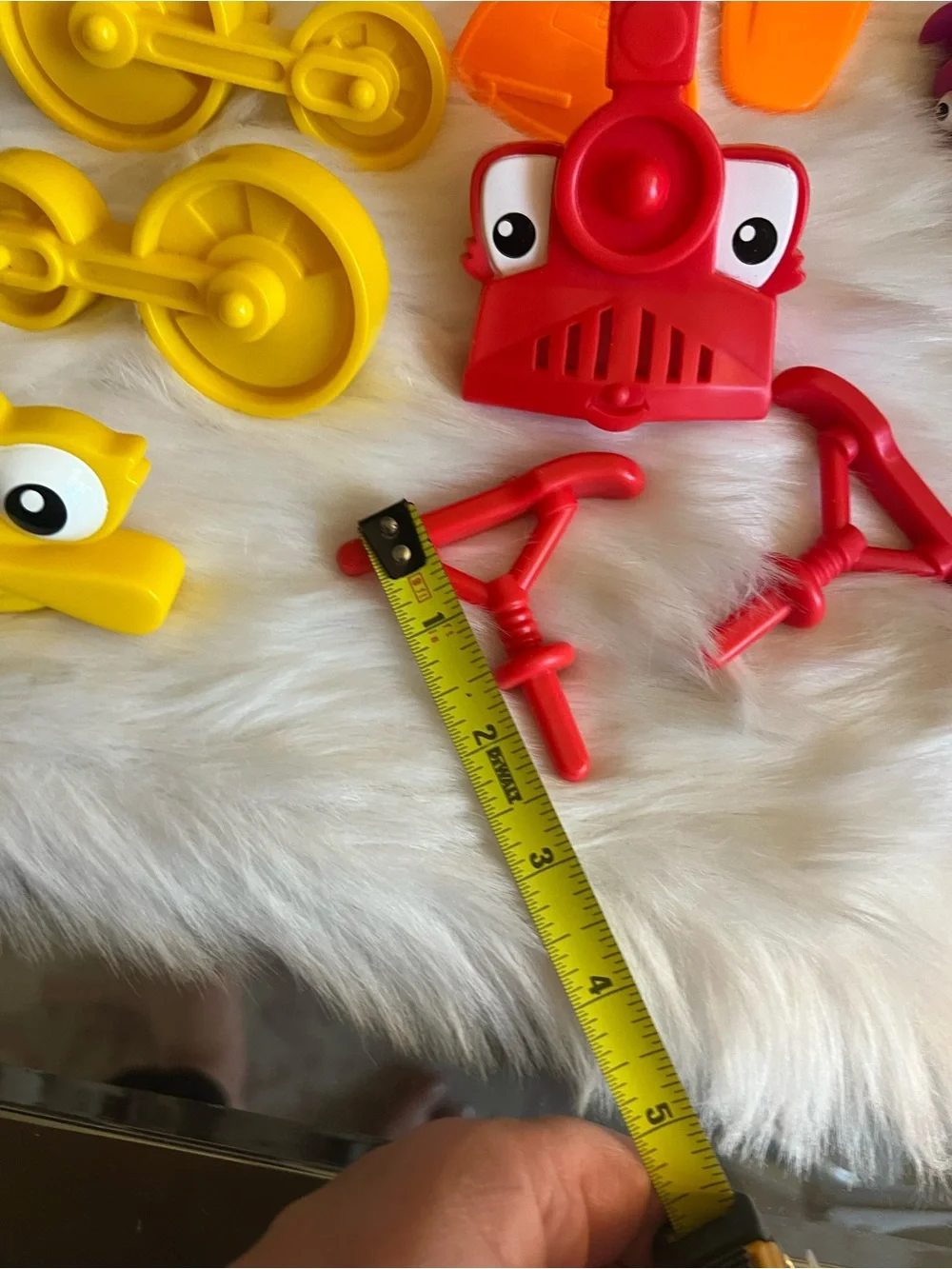 Kids playdoh transportation set